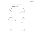 Zestaw prysznicowy Oltens Motala Select Alling 60 chrom 36001100